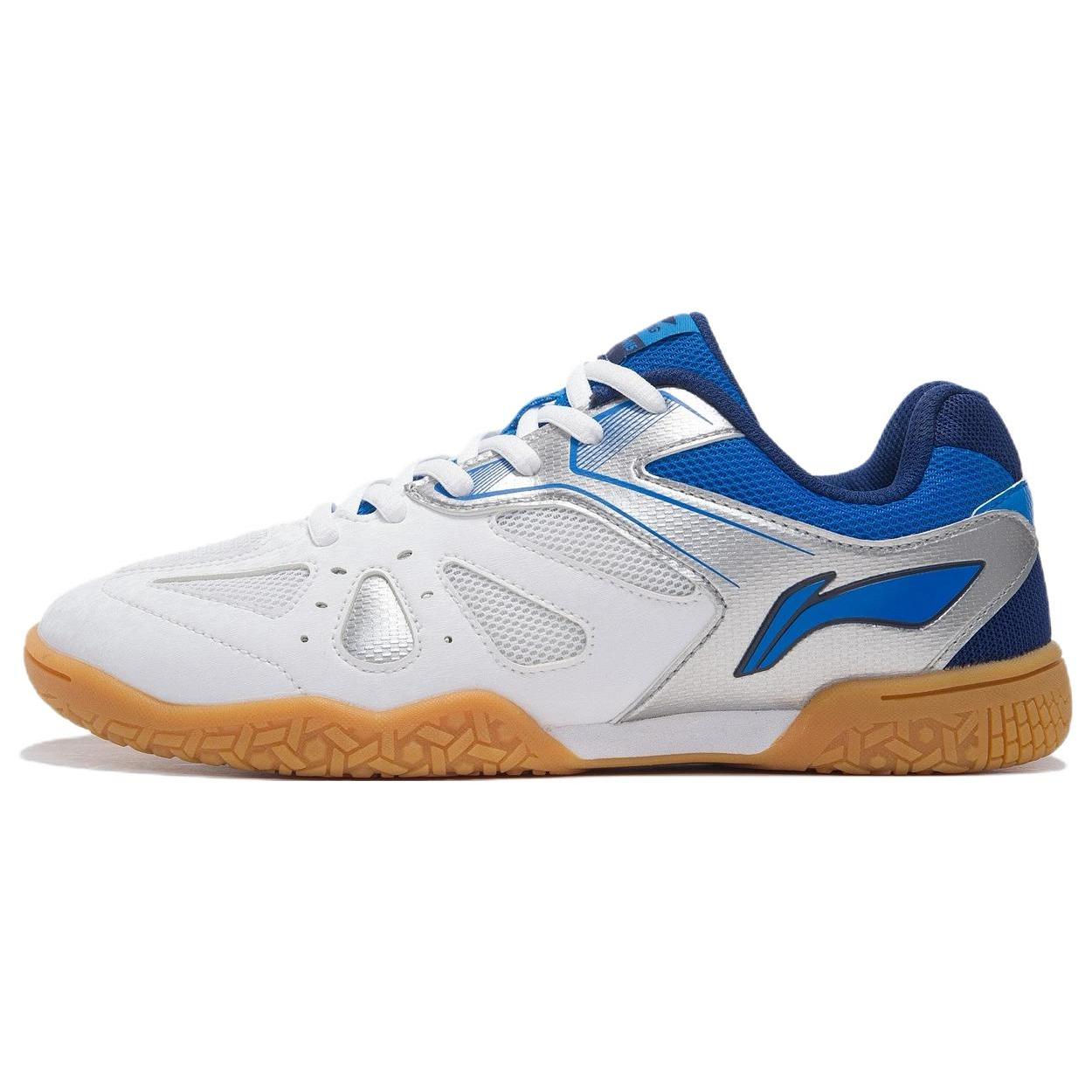 

Li Ning Cushioning Slip Resistant Abrasion Resistant Low top Training Shoes Women s White Blue APTP006-1 35.5