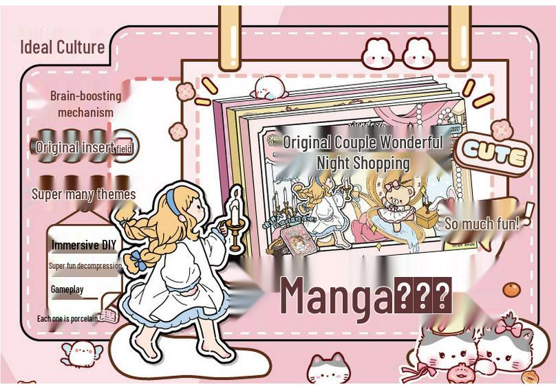 June 1st Children's Day Gift: 3D Advanced Magnetic Quiet Book for Girls with Stickers