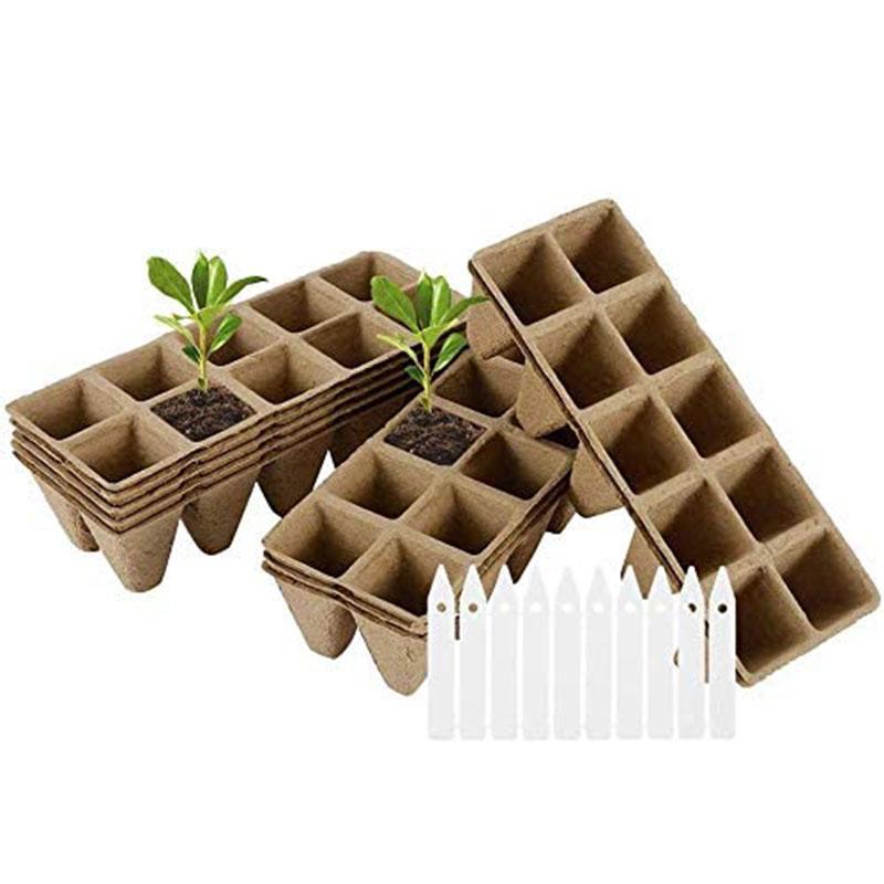 10pcs Cells Seedling Starter Tray Easy Pop Out Cell Seed Grow Box For Gardening 10pcs Cells Seedling Starter Tray Easy Pop Out Cell Seed Grow Box For Gardening