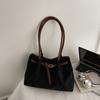 Autumn retro niche underarm bag female deerskin fleece tote bag large capacity shoulder bag