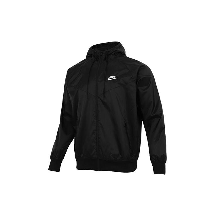 Nike Sportswear Windrunner Sports Training hooded Woven Jacket Black Men s DA0002-010 XXL