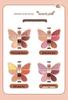 AGAG Lucky Koi Butterfly Eyeshadow Palette: 6 Earth Tone Colors in Pearl, Glitter, Shimmer, and Matte Finishes for Beginners