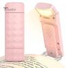 Rechargeable Reading Light Portable 5 Brightness Levels Long Lasting USB Charging Readers Bookmark Light for Bed