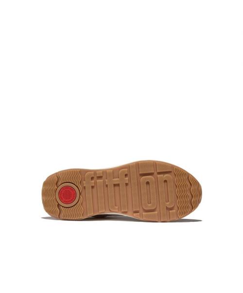 [FitFlop] Women's Suede Mix Platform Sneakers - Classic Beige/Cream FT59K2N02A