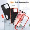 For iPhone 16 Pro Max Case Kickstand Shockproof PC+Silicone+EVA Phone Cover