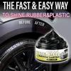 JOKJOK Advanced Car Tire Polish - Anti-Crack Aging Protection & Plastic Part Refurbishing Cream, Multi-Purpose Tire & Wheel Hub