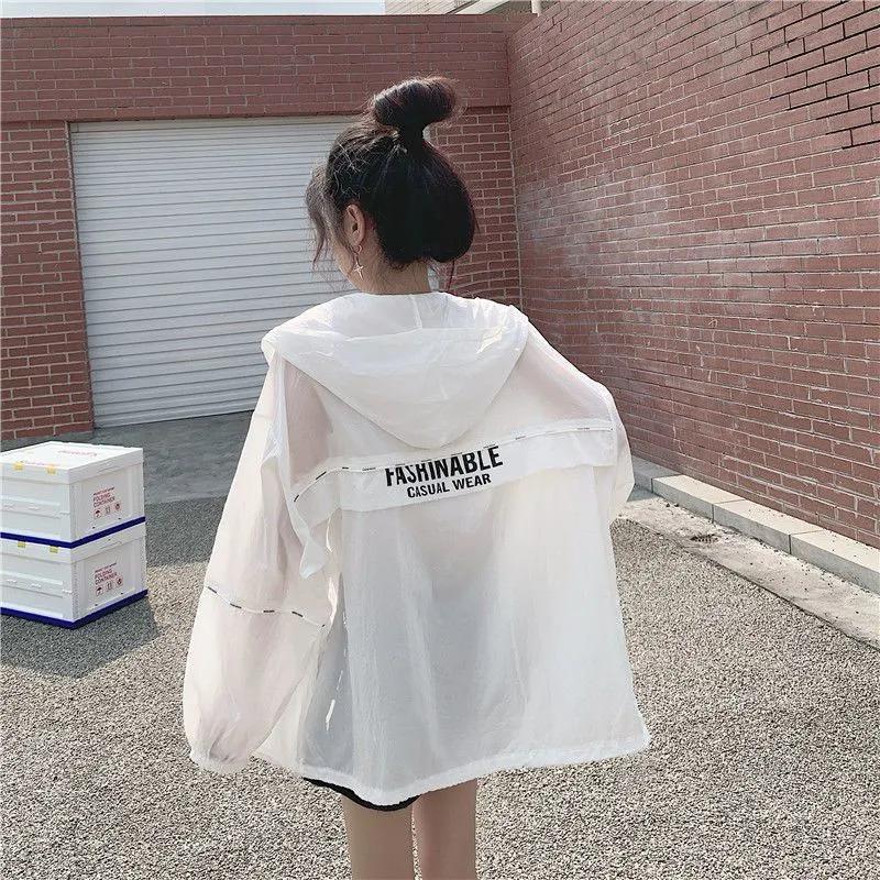 Summer Korean Version of Women's Loose Air-conditioning Shirt Student Thin Jacket Cardigan Sunscreen Clothing