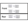 Row Air Vent Clip Air Conditioning Vent Outlet Tab Clip For BMW E90 E60  F10 F07 F01 F02 F45 F46 5GT 2 5 7 Series X1 X2 F48
