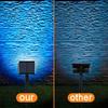 Solar Spot Lights Outdoor Color Changing 7 Modes Christmas IP65 Waterproof Landscape Spotlights Dusk To Dawn For Patio Garden