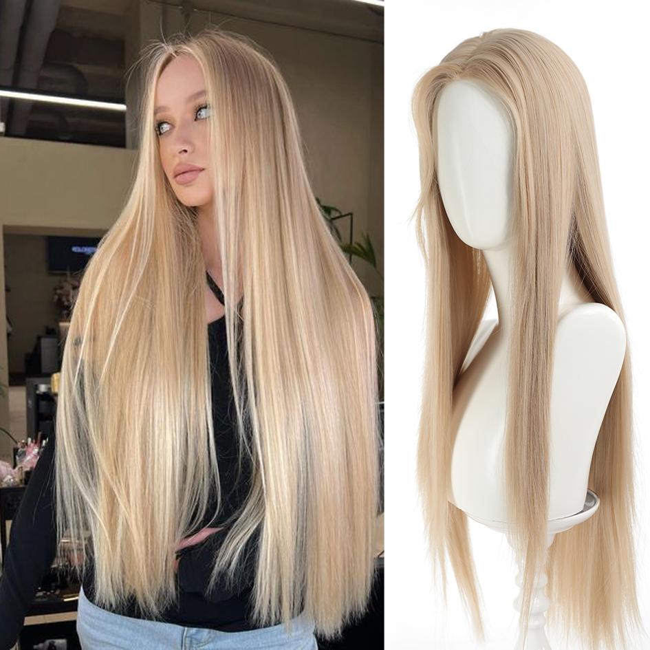 Synthetic Long Straight Wig With Bangs Curly Ponytail Extensions Dirty Braids For Halloween Christmas Gifts