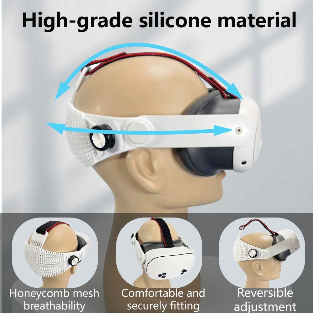 Adjustable Fixed Support Strap Breathable Head Strap VR Headbands for Meta Ques t3/Quest 3S