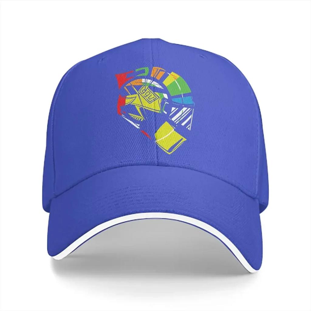 Cool Moto Gp Rossi Solskyddskeps Solskydd Hip Hop-kepsar Cowboyhatt Kepsar med skärm