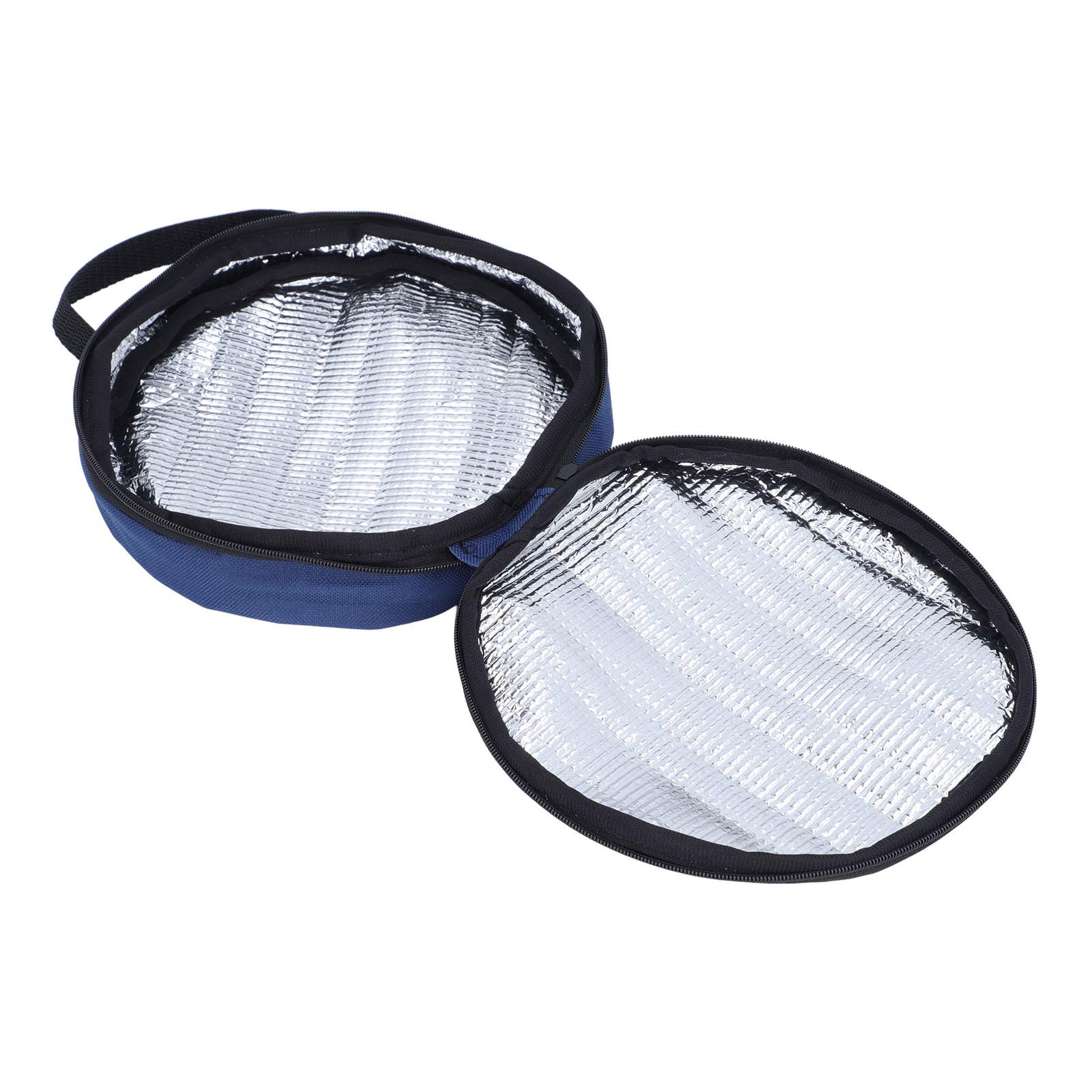 Охлаждающая сумка-термос для шеи, сохраняющая холод от 2 до 4 часов, многоразовая, на молнии, для шеи синий