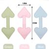 Leather Magnetic Bookmark Heart Shape Book Markers High Quality Page Divider  Reading Lovers Gift