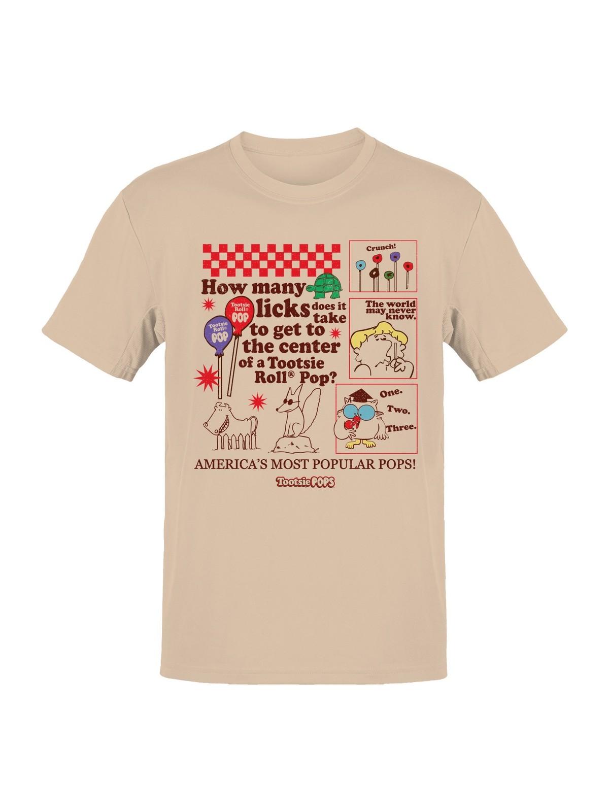 Officially Licensed Tootsie Roll Tootsie Pop Retro Puzzle Mens T-shirt M