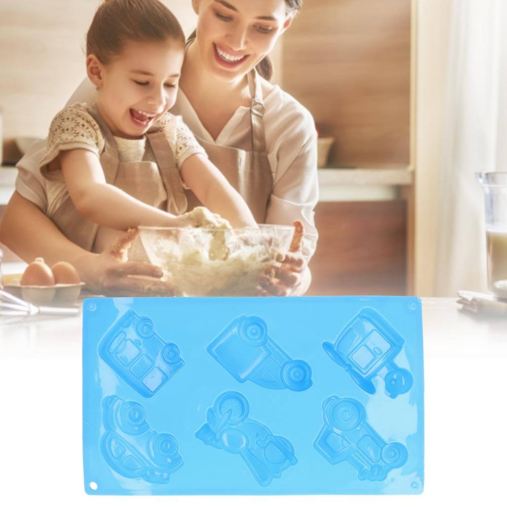 Food-Grade Silicone Silicone Car Mold Non-Stick Surface Baking Mold Cake Mold Pudding Making
