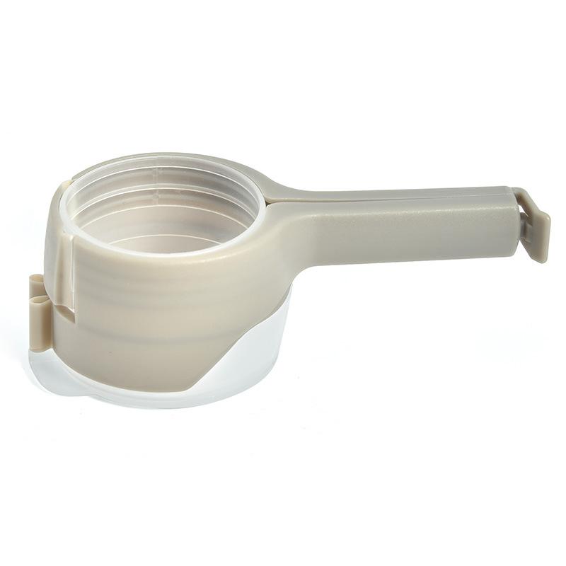 Food Preserving Bag Closure Clip Oat Dispense Spout Snack Bag Clip Moisture Seal Clip Fresh Keeping Sealer Clamp Kitchen Gadget