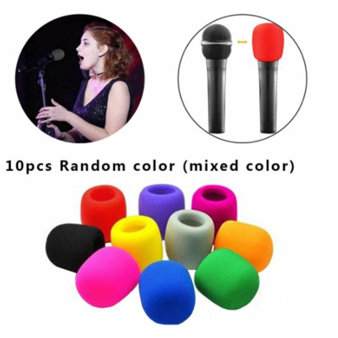 

Lvye микрофон ветрозащитный поп-фильтр красочная губка из пеноматериала ветрозащитный чехол для микрофона