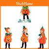 Super Cute Pumpkin Costume Set For Kids Perfect For Halloween Cosplay!