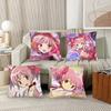 Puella Magi Madoka Magica Pillow Case Fashion Square Pillowcase Bedroom Sofa Room Ins Decoration Leisure