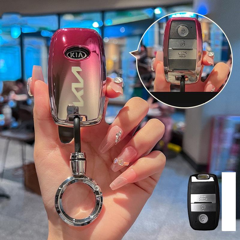 2026 Hot Car Sticker Car Key Case Cover for Kia K2 KX Rio Sorento K4 Cerato Forte Picanto Stonic Carnival Niro Morning Picanto E