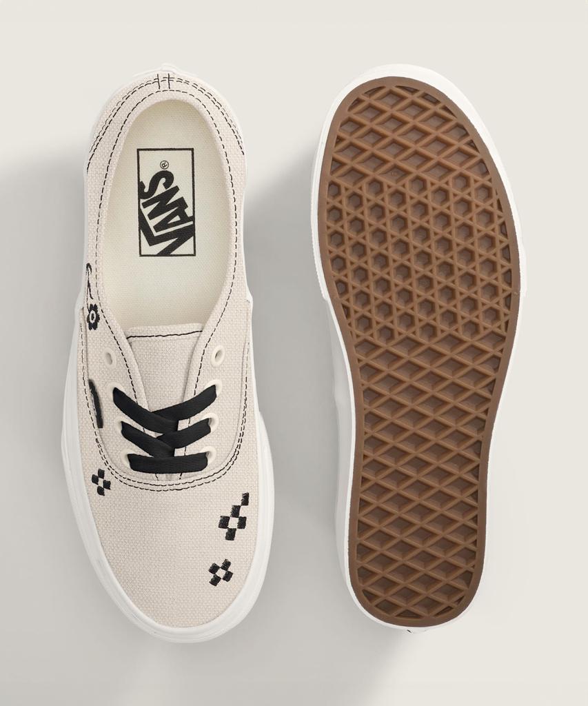 Vans Authentic - Embroidered Cream: Black / Vn000D6Ge4O1