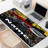 Custom Name Personalized Batman Pattern Mousepad, Laptop PC Desk Mat, Decorative Desk Mat for Home Keyboard Pad Gift