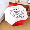 AFC Ajax Emblem Design Umbrella Folding umbrella, automatic umbrella 8-Frame for Travel, camping Use Gift for Halloween Christmas
