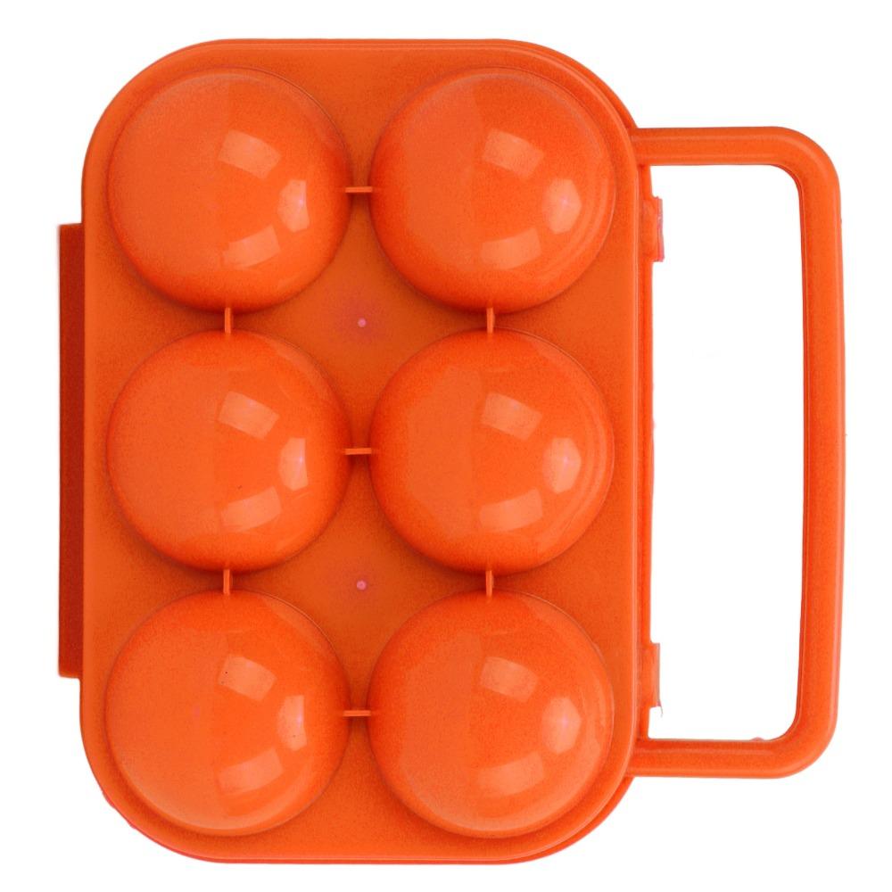 3 Pcs Sturdy Shockproof Egg Storage Carrier 6 Grid Egg Container Egg Organizer Box  Outdoor Camping