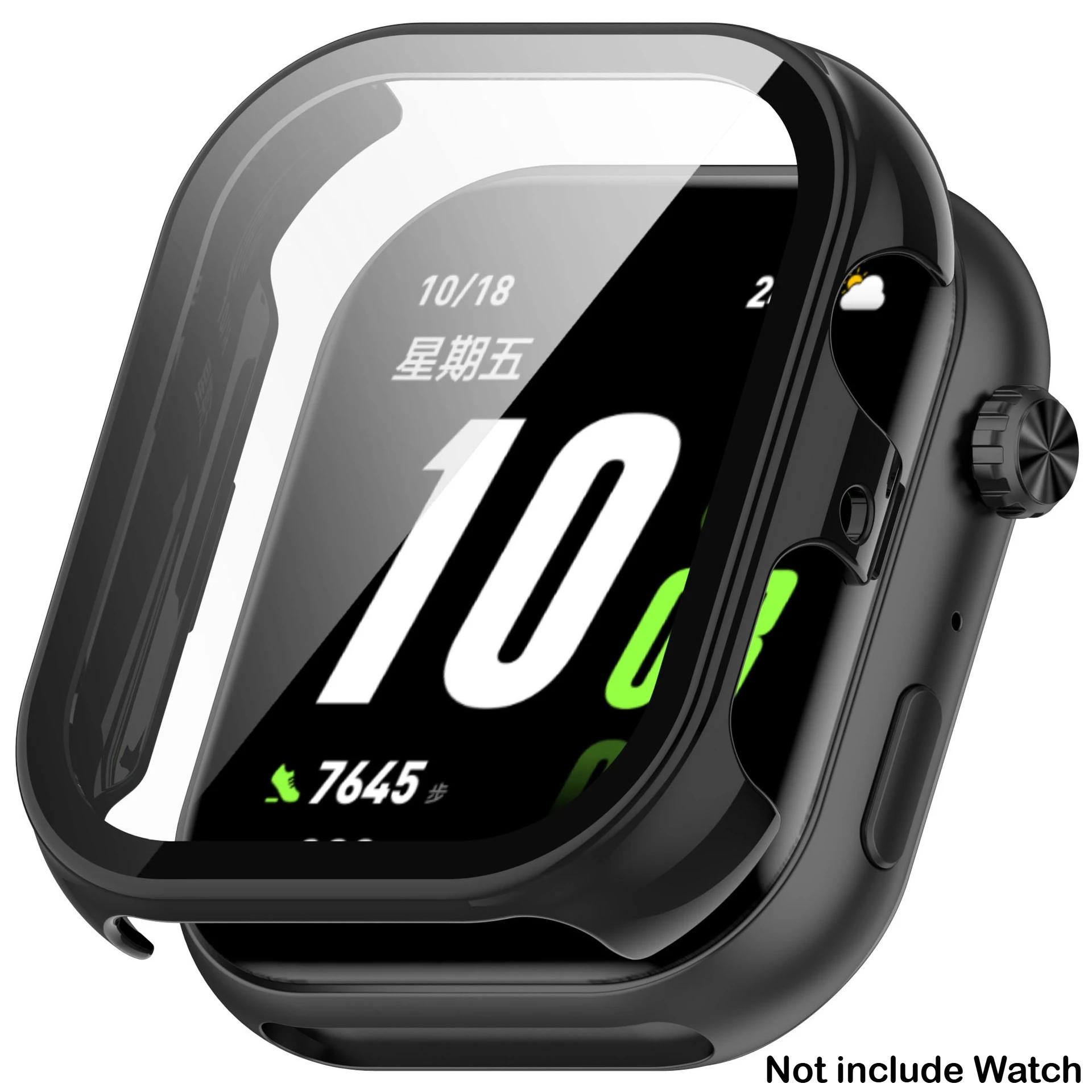Tempered Glass + Case For Honor ROSSINI 2i Screen Full Protector PC Cover For Honor ROSSINI2i Smartwatch Accessories 2025 for Honor ROSSINI 2i чёрный