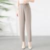 Vielseitige Freizeithose mit elastischem Bund, lockere und gerade Passform, mittellange Hose