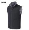 Men's Winter Fleece Shawl Vest - Warm Plush Outerwear