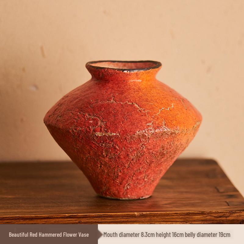 Керамическая ваза в стиле ваби-саби, ручная работа Tao Mei Ji, для дзен-цветочных композиций