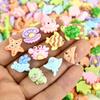 Sea Style Mini Resin Flatback Cabochon for DIY Nail Art Jewelry Making Phone Case Hairpin Slime Filler