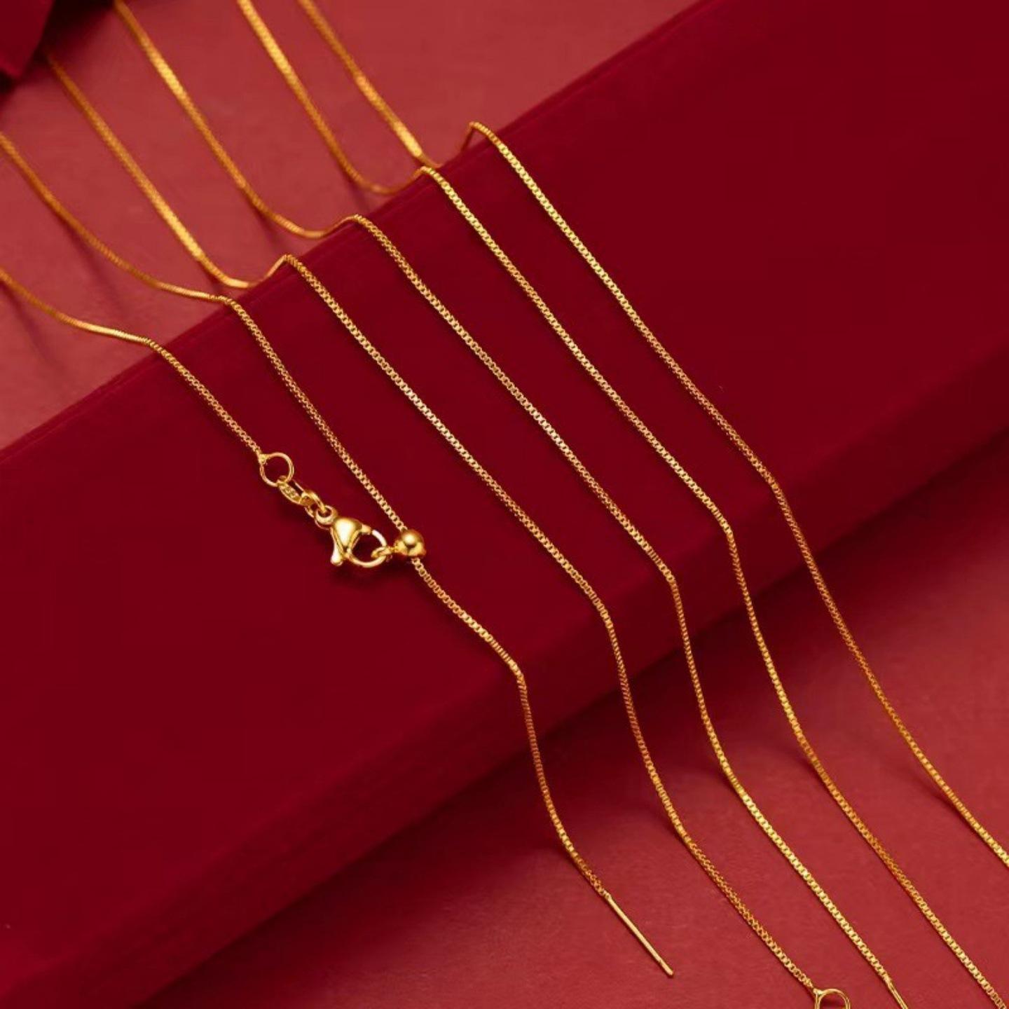 Женское универсальное ожерелье-ключица с золотым покрытием - Роскошное, Высококлассное и Долговечное