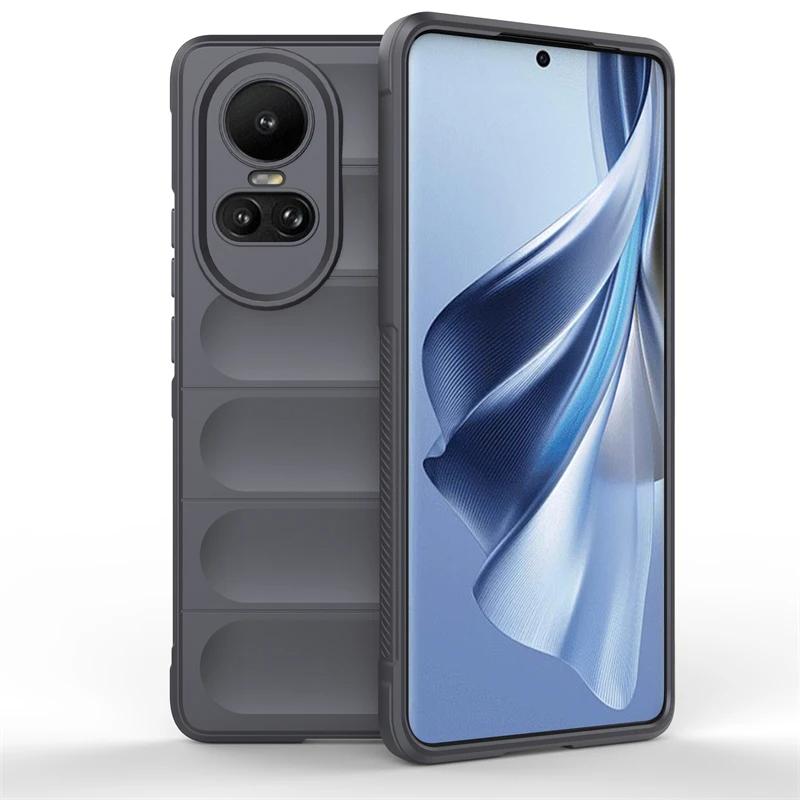 Case For OPPO Reno 10 Pro 5G Back Cover Phone Case Liquid Silicone Anti-fall Shockproof Armor Cases Funda Coque