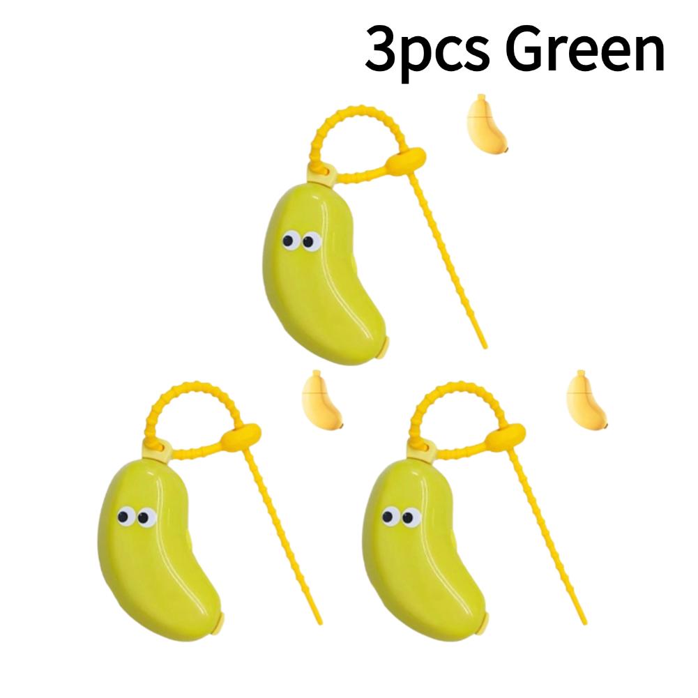 Přenosný držák na zubní kartáček Nezbytný cestovní ochranný kryt na zubní kartáček Roztomilý banán Turistika Kempování Kryt na kartáček Pouzdro