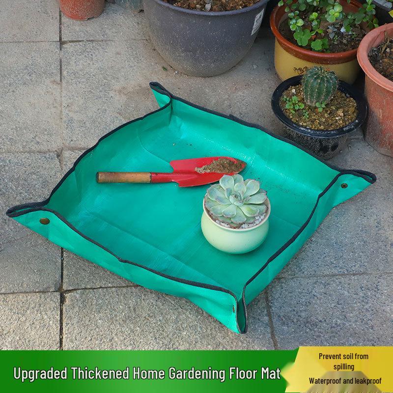 

Водонепроницаемый коврик для посадки суккулентов на балконе - инструмент для домашнего садоводства Dark Green 50x50cm Individually Packaged