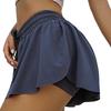 Women Shorts Wear-resistant Elastic Drawstring Flowy Biker Shorts Butt Scrunch Skirt for Yoga