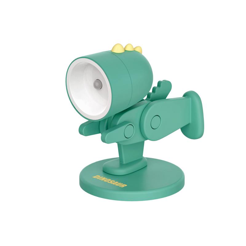 Veilleuse LED Mini Dessin Animé Mignon Animal de Compagnie Lumière Chien Cerf Dinosaure Portable Pliable Lampe de Table Étudiant Enfants Salon Chambre Décor