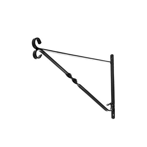 Leecroft Hanging Basket Brackets Black 12''