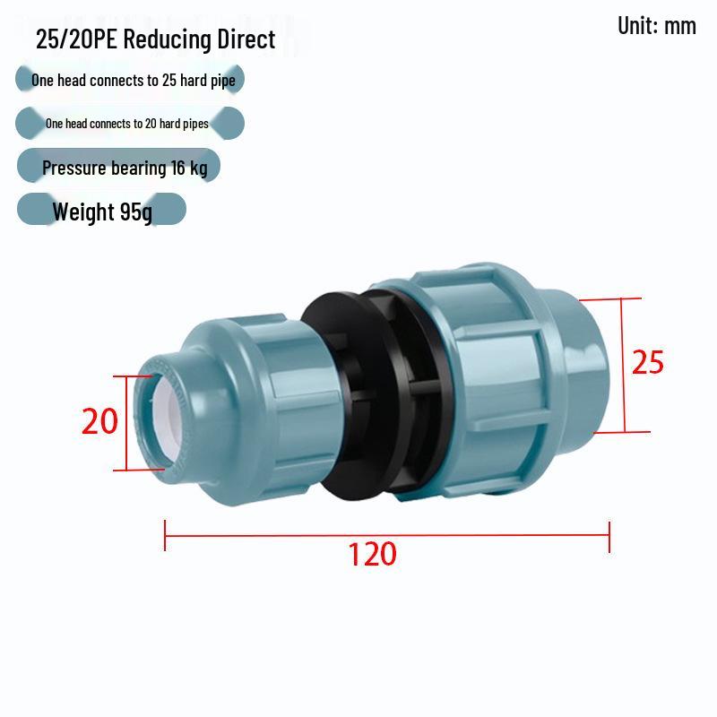 Quick Connect PE Pipe Fittings: Live Joint Tee, Elbow, Ball Valve - No Hot Melt Required