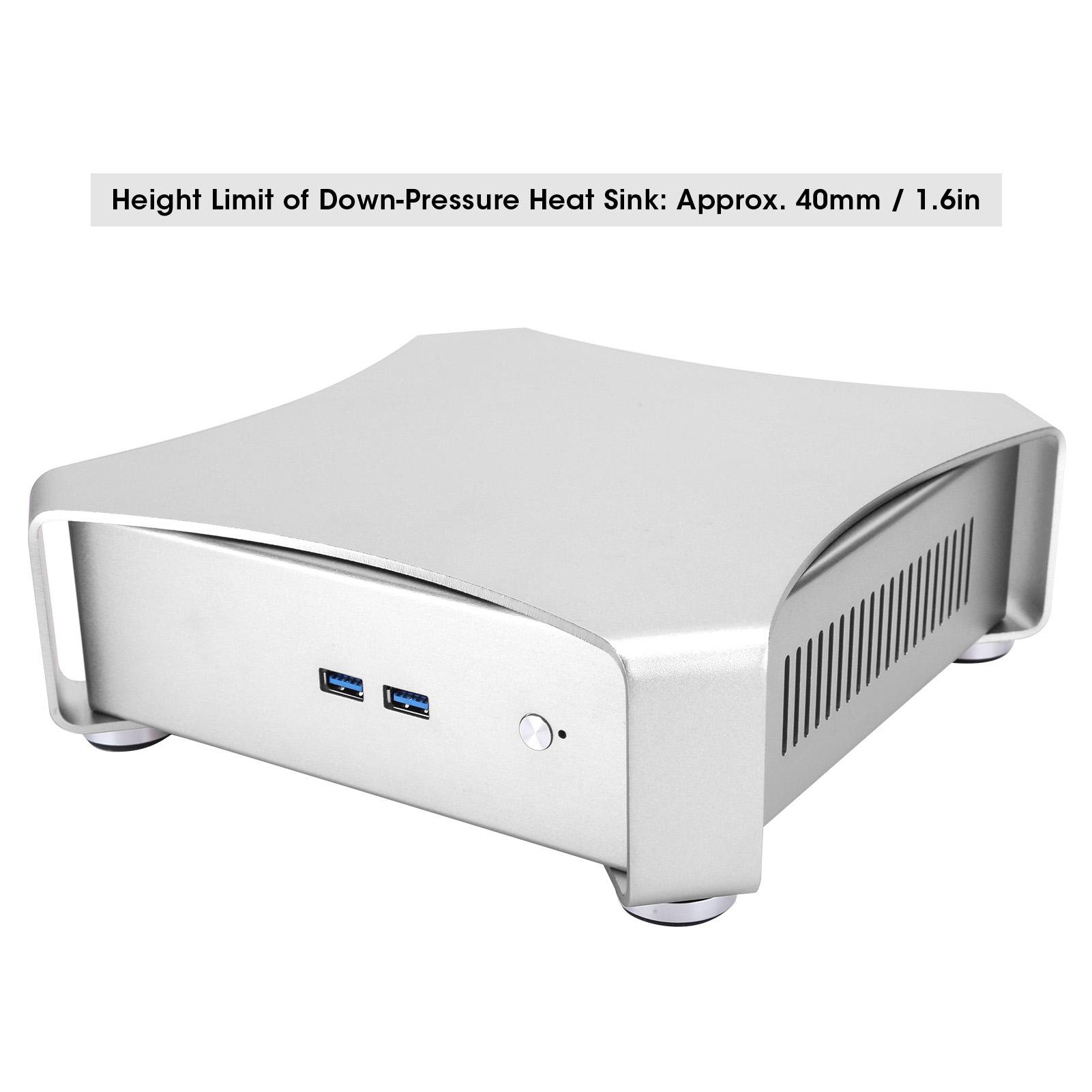 PC Gaming Case HTPC ITX All Aluminum USB3.0 Small for Desktop Gaming Computer X3