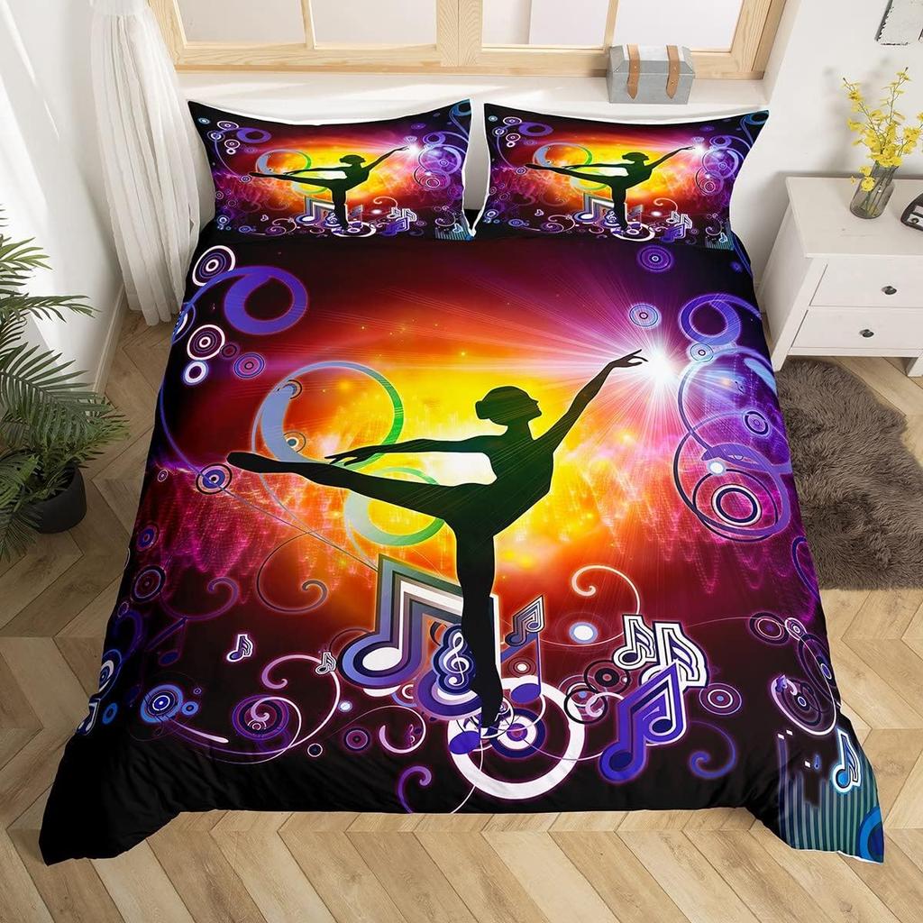 Comforter Paris Eiffel Tower Twin Kingballet Dancer Swan Cartoon Bedding Setgirls Boys Gift Floral Romantic Comforter