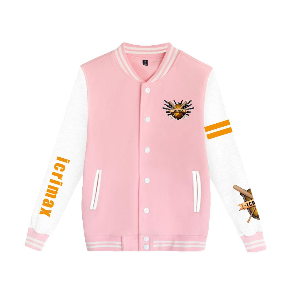 NEW Arrivals Unisex Fashion Icrimax Printed Baseball Sweatshirt Women Men Outdoor Sport Jackets