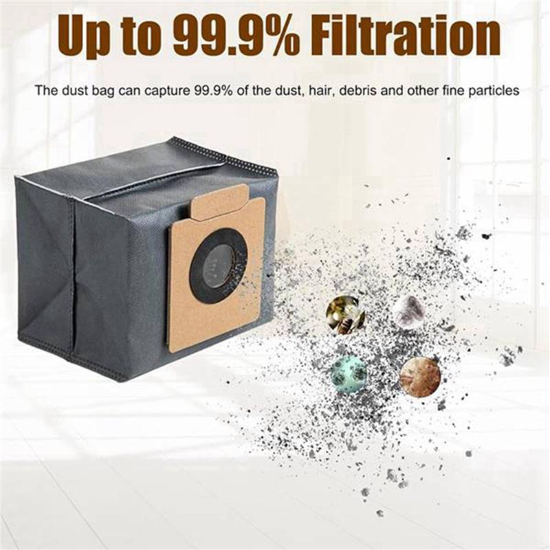 

A65T-12X Compatible For Eufy X8 Pro Robot Vacuum Replacement Mop Pads Dust Bags Spare Parts Accessories