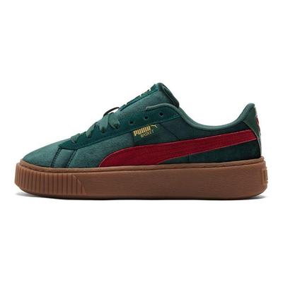 Mayze Velvet Retro Low-Top Sneakers Women Sneakers Green 373935-03