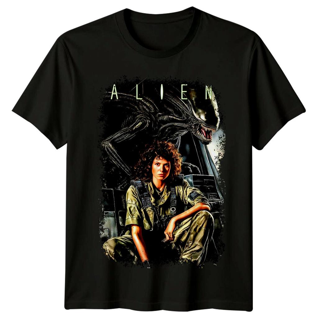 Alien 1979 Movie Poster Inspired Tshirt Retro 80s Tee