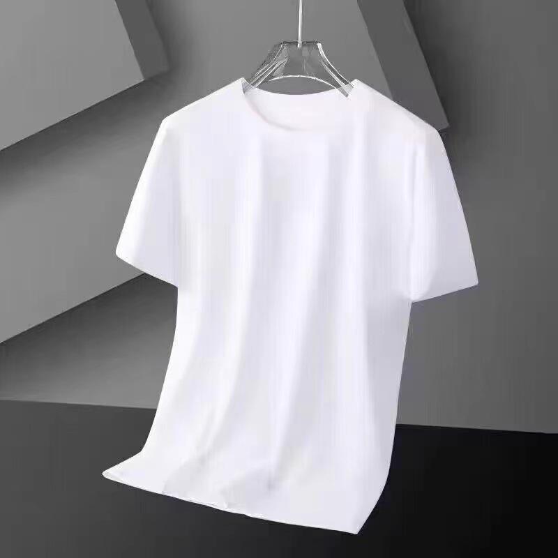 Tingxin Men's Slim Fit Modal Long-Sleeve Mid-Neck T-Shirt