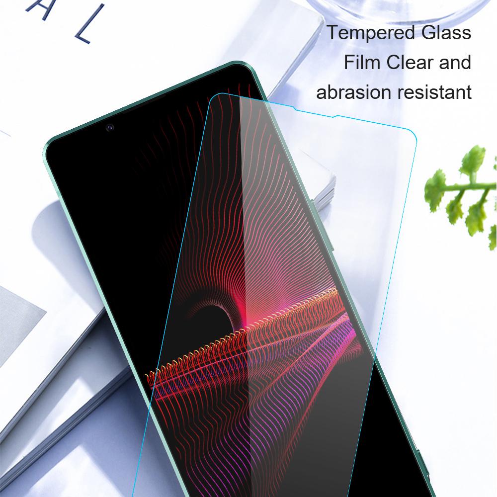 AMORUS For Sony Xperia 1 VII Front Screen Protector 2.5D Arc Edge 9H High Aluminum-Silicon Glass Film